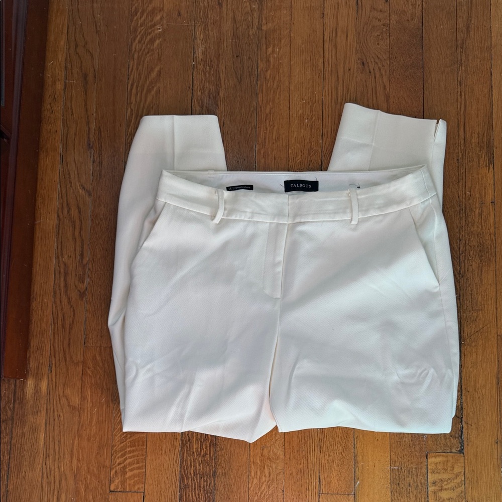 Talbots Off-White Dress Pants